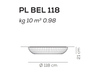 Plafon Axo Light Bell 118 Biały