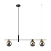 Lampa wisząca Italux PND-5225-3-BK-SG Czarny, dymiony