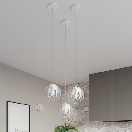 Sollux Lighting Lampa wisząca TULOS 3L czarna SL.1089
