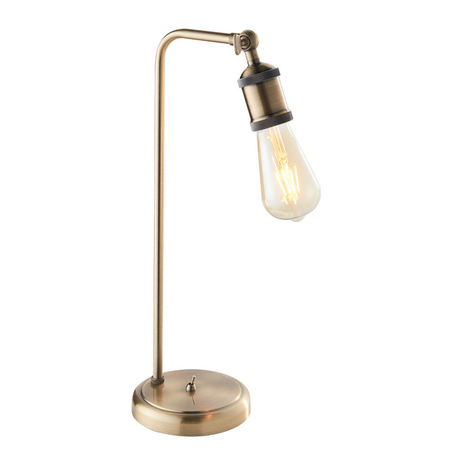 Lampa stołowa Endon Lighting Hal 97246 mosiądz