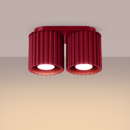 Sollux Lighting Plafon AURA 2 burgund GU10 SL.1820