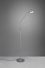 Lampa podłogowa Trio 423310107 srebrny