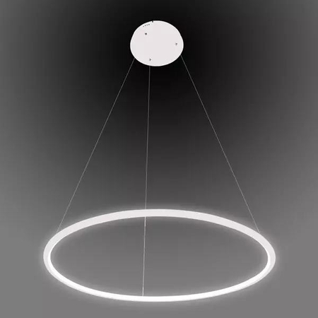 Lampa wisząca Ledowe Okręgi No.1 60cm 4k biała