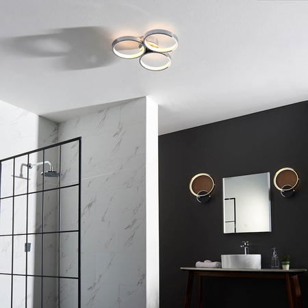 Lampa sufitowa Endon Lighting Radius 96473 chrom