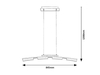Lampa wisząca Rabalux Eucalyptus 2957 chrom satyna