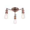 Lampa sufitowa Endon Lighting Hal 76124 miedziany