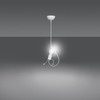 Lampa wisząca BOBI 1 WHITE Emibig 538/1 biały