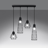 Sollux Lighting Lampa wisząca SULA 1 naturalne drewno SL.1100