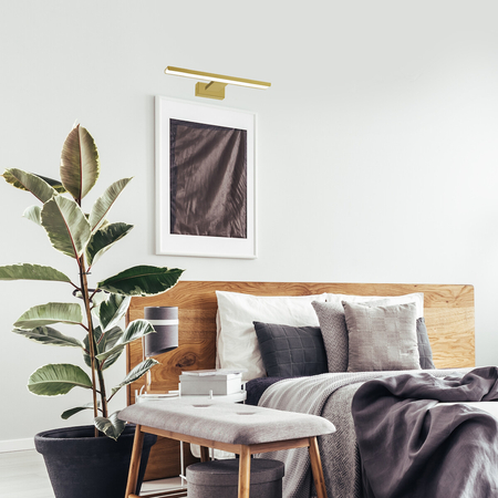 Milagro Kinkiet PINTO SATIN GOLD 7W LED 30cm ML8250 ZŁOTY