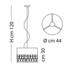 Lampa wisząca Sillux SP8-304 Merlino
