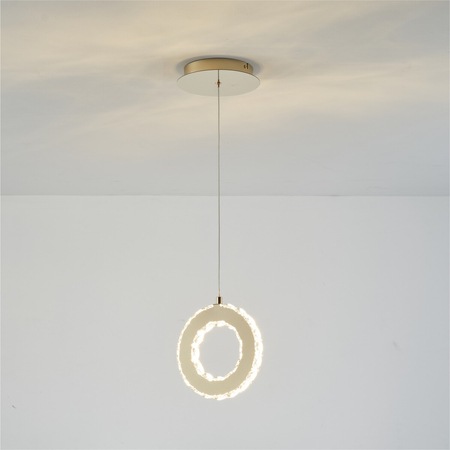Lampa wisząca Zuma Line MD3713-1-3GT GIRONA LAMPA WISZĄCA ZŁOTA/GOLD
