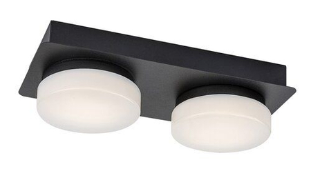 Lampa łazienkowa Rabalux Attichus 75002 czarny matowy