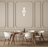 Lampa wisząca Italux PND-98374-28W-GD Piaskowany złoty z połyskiem