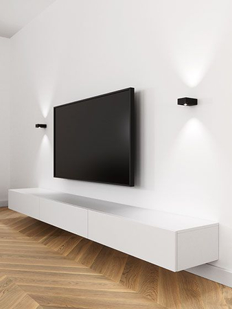 Kinkiet AQForm Golo LED Hermetic Wall Czarny Struktura