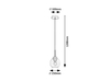 Lampa łazienkowa Rabalux Tirina 75006 czarny matowy