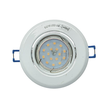 Eko-Light Oczko Okrągłe GU10 1X5W Led Biały EKZ2556