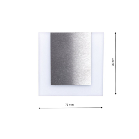 Eko-Light Oprawa schodowa CAPRI Barwa Neutralna 4000k EKS0421 BIAŁY / SREBRNY