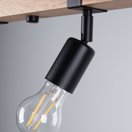 Sollux Lighting Plafon ZUCA 4 czarny SL.1298