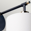Kinkiet Elstead Lighting Balance czarny/srebrny BALANCE1-BKPN
