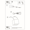 Sollux Lighting Kinkiet ceramiczny LEO SL.0005