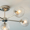 Lampa sufitowa Endon Lighting Allegra 104050 nikiel