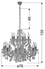 Żyrandol Candellux 30-94615 Maria Teresa