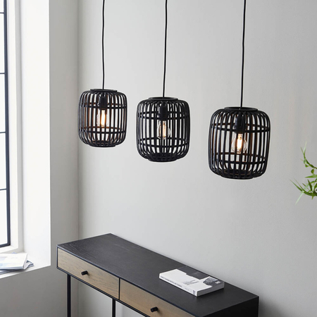 Lampa wisząca Endon Lighting Mathias 101698 drewniany