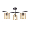Lampa sufitowa Kaja AURELIA K-5521 czarny, złoty, bursztynowy
