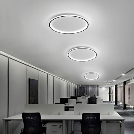 Plafon LED okrągły Abigali 500*45mm 36W - trzy barwy, ściemnialny - Pilot