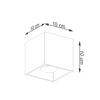 Sollux Lighting Plafon QUAD 2 biały SL.0065