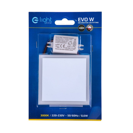 Eko-Light Oprawa schodowa Evo Barwa Ciepła 3000K Biały EKS0445 BIAŁY