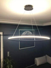 Lampa wisząca Ledowe Okręgi No.1 60cm 3k czarna Dali