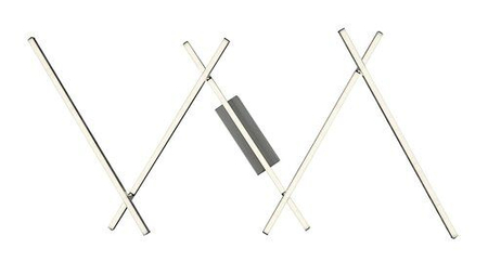 Lampa sufitowa Rabalux Negan 71020 srebrny