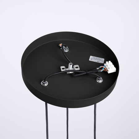 Sollux Lighting Lampa wisząca HALO 3P czarna SL.1715