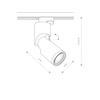 Lampa szynowa PROFILE MIKE Nowodvorski 7661 czarny