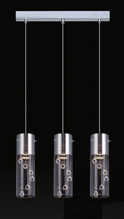 Lampa wisząca Italux Cordell MDM1835-3 Chrom