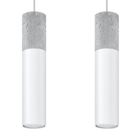 Sollux Lighting Lampa wisząca BORGIO 2 biały SL.0648