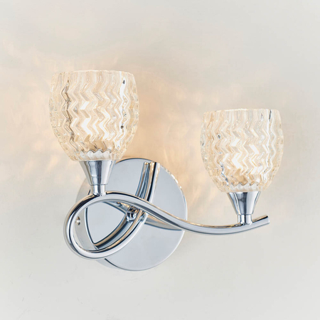 Kinkiet Endon Lighting Boyer BOYER-2WBCH-L chrom