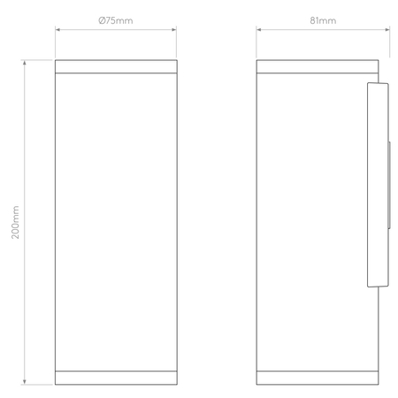 Kinkiet zewnętrzny Astro Ava 200 Coastal 1428002 Szczotkowana Stal Nierdzewna