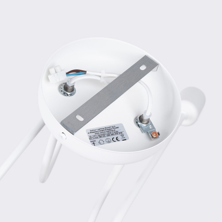 Sollux Lighting Żyrandol LOOP 2 biały SL.1471