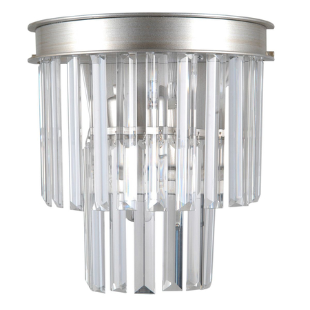 Kinkiet Italux Verdes  WL-44372-2A-SLVR-BRW Srebrny