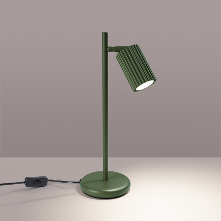 Sollux Lighting Lampa biurkowa KARBON zielona oliwka SL.1624
