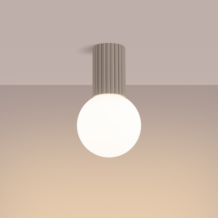 Sollux Lighting Plafon HALO taupe IP44 SL.1743