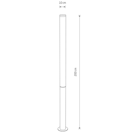Lampa zewnętrzna Nowodvorski MIA LED 11375 Czarny