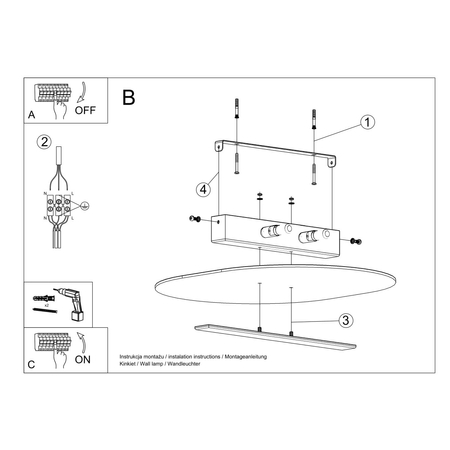 Sollux Lighting Plafon SALIA SL.1005