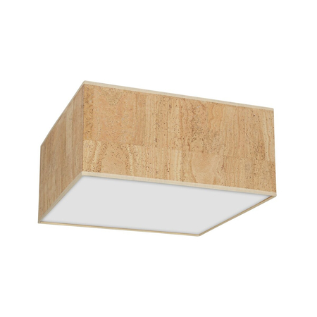 Milagro Lampa sufitowa Cork 2xE27 Biały / Korek MLP7517 BIEL / KOREK