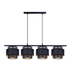 Lampa wisząca AMOS Kaja K-5283 czarny/złoty