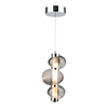Milagro Lampa wisząca BOLLA SMOKED 12W LED ML1425 CHROM