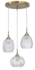Lampa wisząca Luces Exclusivas ALCALA LE41857 złoty