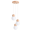 Sollux Lighting Lampa wisząca POMPELMO naturalne drewno SL.0393